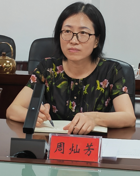 省农科院经信研究所所长周灿芳。 省农科院经信研究所所长周灿芳。