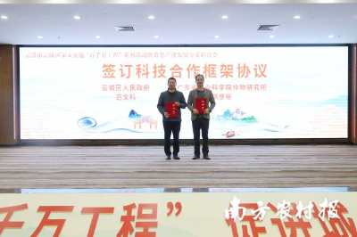 云浮市云城区人民政府、亚洲足球体育博彩平台
作物研究所签订云城区番薯产业高质量发展科技支撑框架协议 云浮市云城区人民政府、亚洲足球体育博彩平台
作物研究所签订云城区番薯产业高质量发展科技支撑框架协议