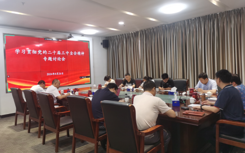 动卫所党总支召开学习贯彻党的二十届三中全会精神专题讨论会