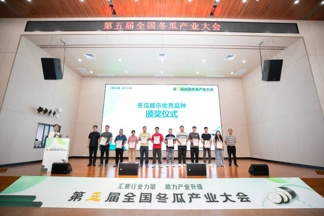 冬瓜展示优秀品种颁奖 冬瓜展示优秀品种颁奖